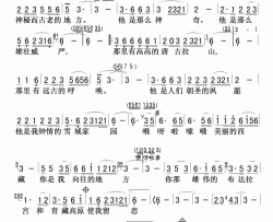 西藏之恋旺吉达娃版简谱-旺吉达娃演唱-旺吉达娃/旺吉达娃词曲