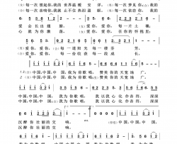 中国我为你歌唱祖国颂歌100首简谱