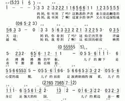 遥远的祝福孙维良版简谱-孙维良演唱-小雨/平远词曲