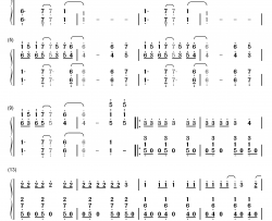 さよならバイスタンダー 钢琴简谱-数字双手-YUKI