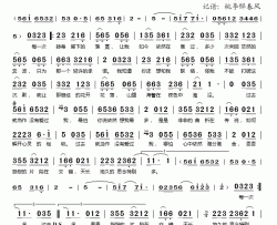 当作没有爱过我简谱(歌词)-云菲菲演唱-桃李醉春风记谱