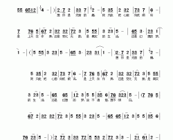想你是无言的痛简谱-湛洪良词/高原曲