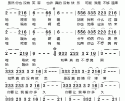 乞爱者简谱-彝人制造演