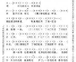 黄菊花开了简谱-李婧演唱-微光/微光词曲