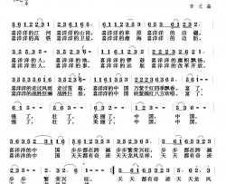 中国，喜洋洋简谱