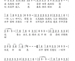 幸福泉简谱-张也演唱-蒋开儒、樊孝斌/孟庆云词曲