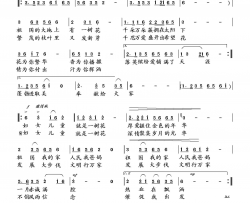 一树花开简谱-向邦瑜演唱-唐前华/向邦瑜词曲