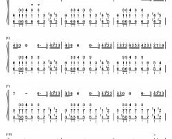 Victory钢琴简谱-数字双手-马克西姆