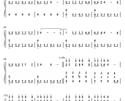 只想守护你钢琴简谱-数字双手-中岛文明