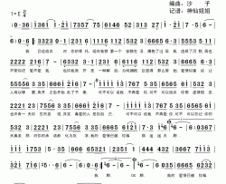 可不可以说我不再爱你简谱-马建军词/马建军曲刘超华-