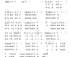 主心骨简谱