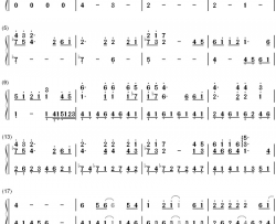 祝你一路顺风钢琴简谱-数字双手-吴奇隆