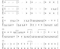 私の嘘钢琴简谱-数字双手-横山克