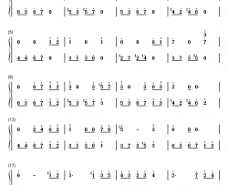 Memory钢琴简谱-数字双手-IB