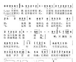 不要因为坎坷走向平凡简谱-电视剧《儒商》插曲