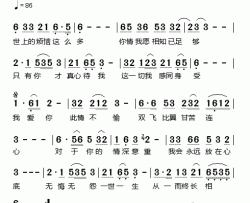 你情我愿简谱-卓依婷演唱