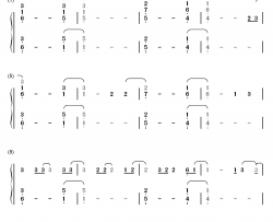 Hello钢琴简谱-数字双手-Adele