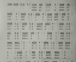 湖南风情简谱