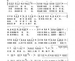 挡不住的思念简谱-古银州浩浩演唱-古银州浩浩/刘小刚、古银州浩浩词曲