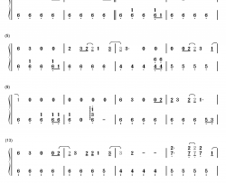 La La Land钢琴简谱-数字双手-Demi Lovato