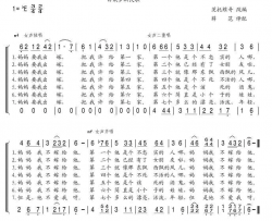 妈妈要我出嫁简谱-娜杰日达·卡迪舍娃演唱