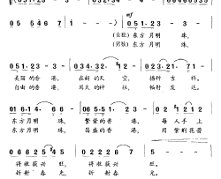 东方月明珠——香港简谱