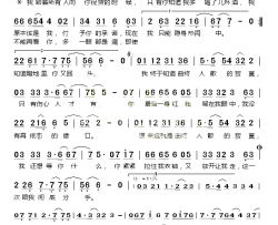 曲终人散简谱-张宇演唱