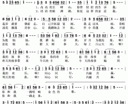 同心同行简谱(歌词)-苗苗演唱-秋叶起舞记谱上传