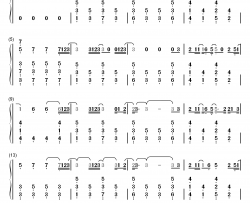 别钢琴简谱-数字双手-薛之谦