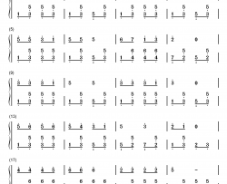 春天在哪里钢琴简谱-数字双手-潘振声