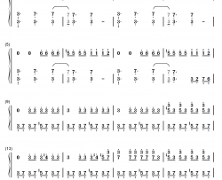 POP STARS钢琴简谱-数字双手-KDA