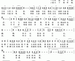 我的科尔沁简谱(歌词)-苏日娜演唱-王wzh曲谱