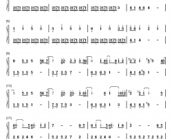 不为谁而作的歌钢琴简谱-数字双手-林俊杰