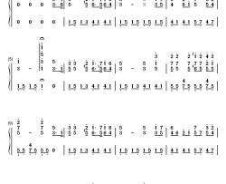 珍重再见钢琴简谱-数字双手-李翊君