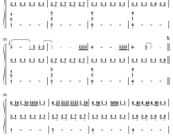 少年钢琴简谱-数字双手-梦然