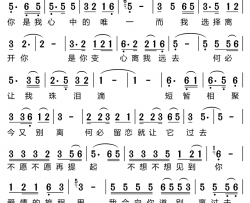 过去就随风散去简谱-林淑娟演唱