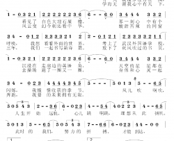 此时彼岸简谱-武汉外国语学校校歌