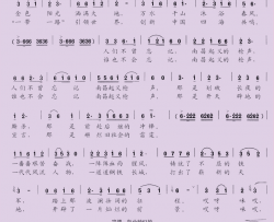 八一军旗高高飘扬简谱-黄华丽演唱-徐昭昌/沈尊光词曲