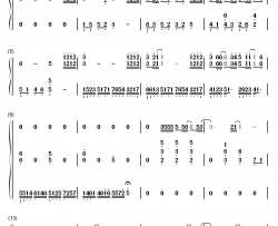 只想一生跟你走钢琴简谱-数字双手-张学友