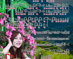 山歌年年唱春光简谱-陈春燕演唱-梁绍武/付馨、范西姆词曲
