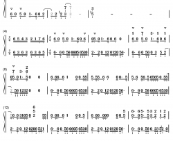 不忘钢琴简谱-数字双手-王一博