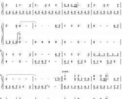 君が光に変えて行く钢琴简谱-数字双手-梶浦由记