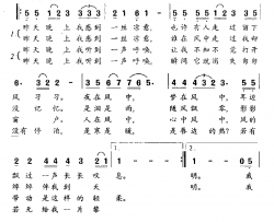 昨夜长风简谱-电视剧《昨夜长风》主题曲