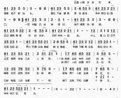 来年简谱(歌词)-刘泉铨演唱-桃李醉春风记谱