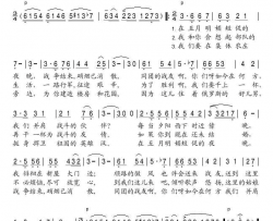 同团的战友,你们如今在何方简谱-俄军亚历山大罗夫红旗歌舞团演唱