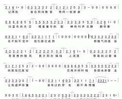 课桌上的青春简谱(歌词)-佚名演唱-小叶歌曲谱