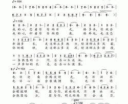 故乡的目光CCTV纪录片《记住乡愁》片尾曲简谱-廖昌永演唱-许冬子/印青词曲
