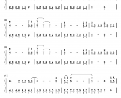 Paradise钢琴简谱-数字双手-Coldplay