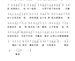 离别简谱-阿杜演唱-林秋离/熊美玲词曲