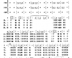 恩施民歌：铜钱歌简谱-2首